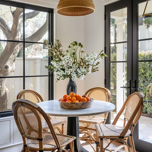 dining room in small apartment