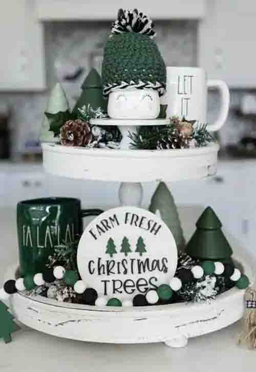 Christmas Tiered Tray