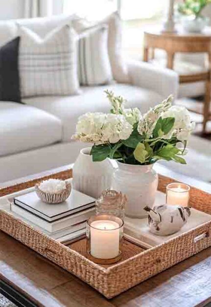 Decorative Tray coffee table