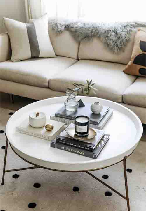 Simple Round Coffee Table