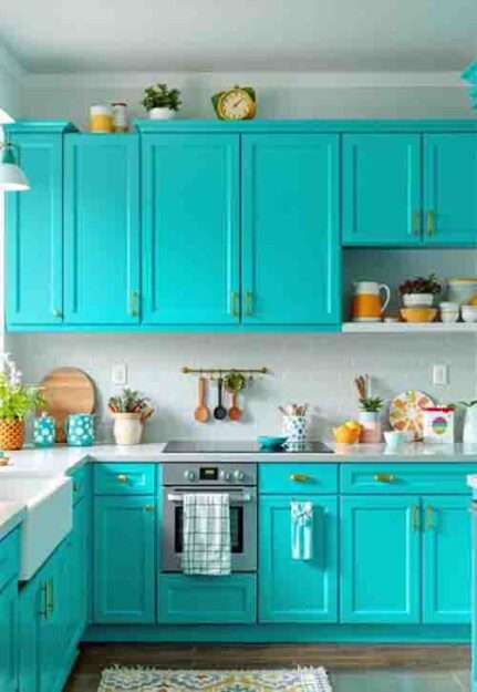 Vibrant Inspired Kitchen