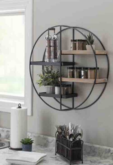 circular shelving kitchen pantry