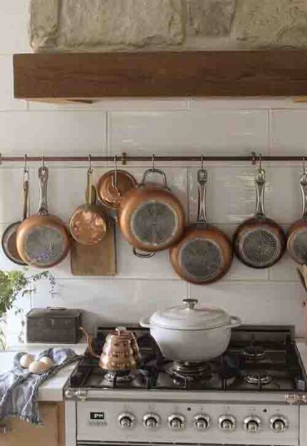 kitchen rods display