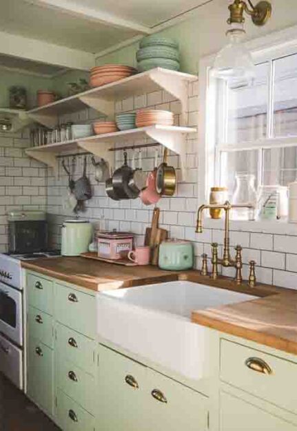 modern retro kitchen decor