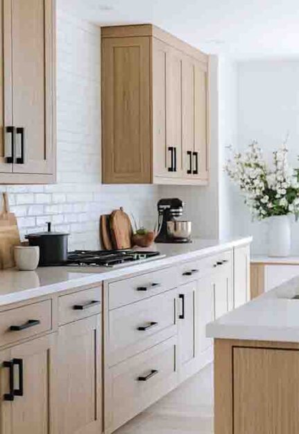 modern wood cabinets